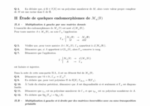 Énoncé et corrigé Centrale Maths 1 PSI 2023
