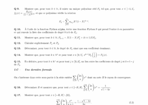 Énoncé et corrigé Centrale Maths 2 PC 2023