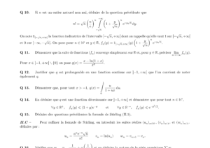 Énoncé et corrigé Centrale Maths 2 PSI 2023