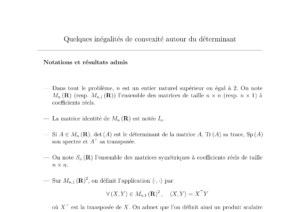 Mines Maths 1 PSI 2023