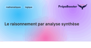 Méthode CPGE Le raisonnement par analyse synthèse
