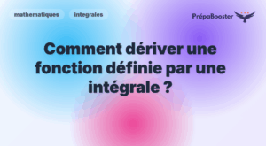 Comment dériver une fonction définie par une intégrale ? - Méthode CPGE