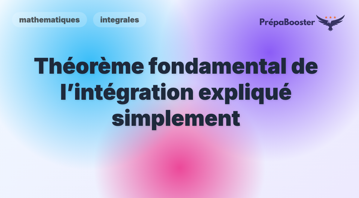 Théorème fondamental de l’intégration expliqué simplement
