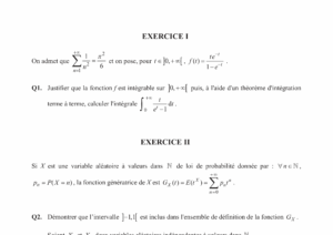 Énoncé et corrigé CCINP Maths 1 MPI 2019