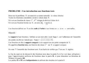 Énoncé et corrigé CCINP Maths 1 MP 2006