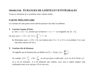 Énoncé et corrigé CCINP Maths 1 MP 2007