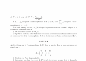 Énoncé et corrigé CCINP Maths 1 PC 2010