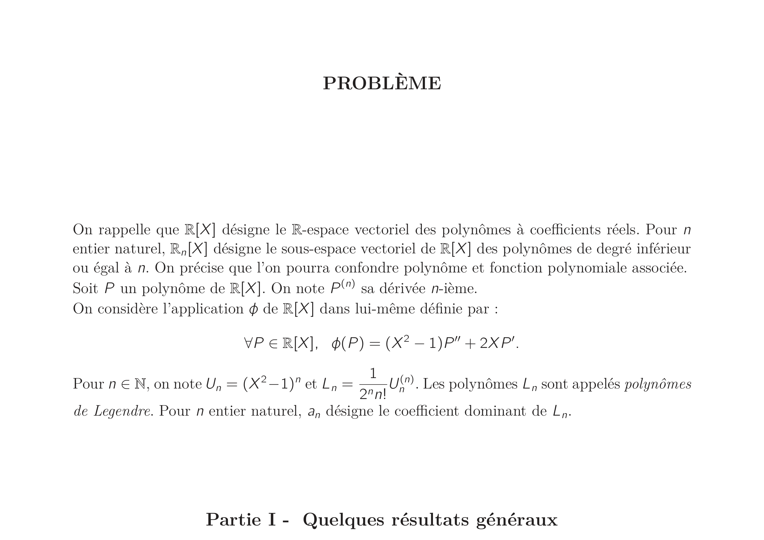 CCINP Maths 1 PC 2018