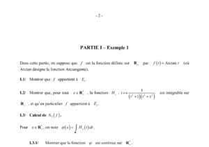 CCINP Maths 1 PSI 2004