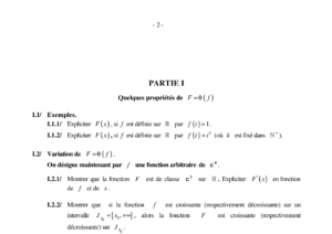 Énoncé et corrigé CCINP Maths 1 PSI 2005