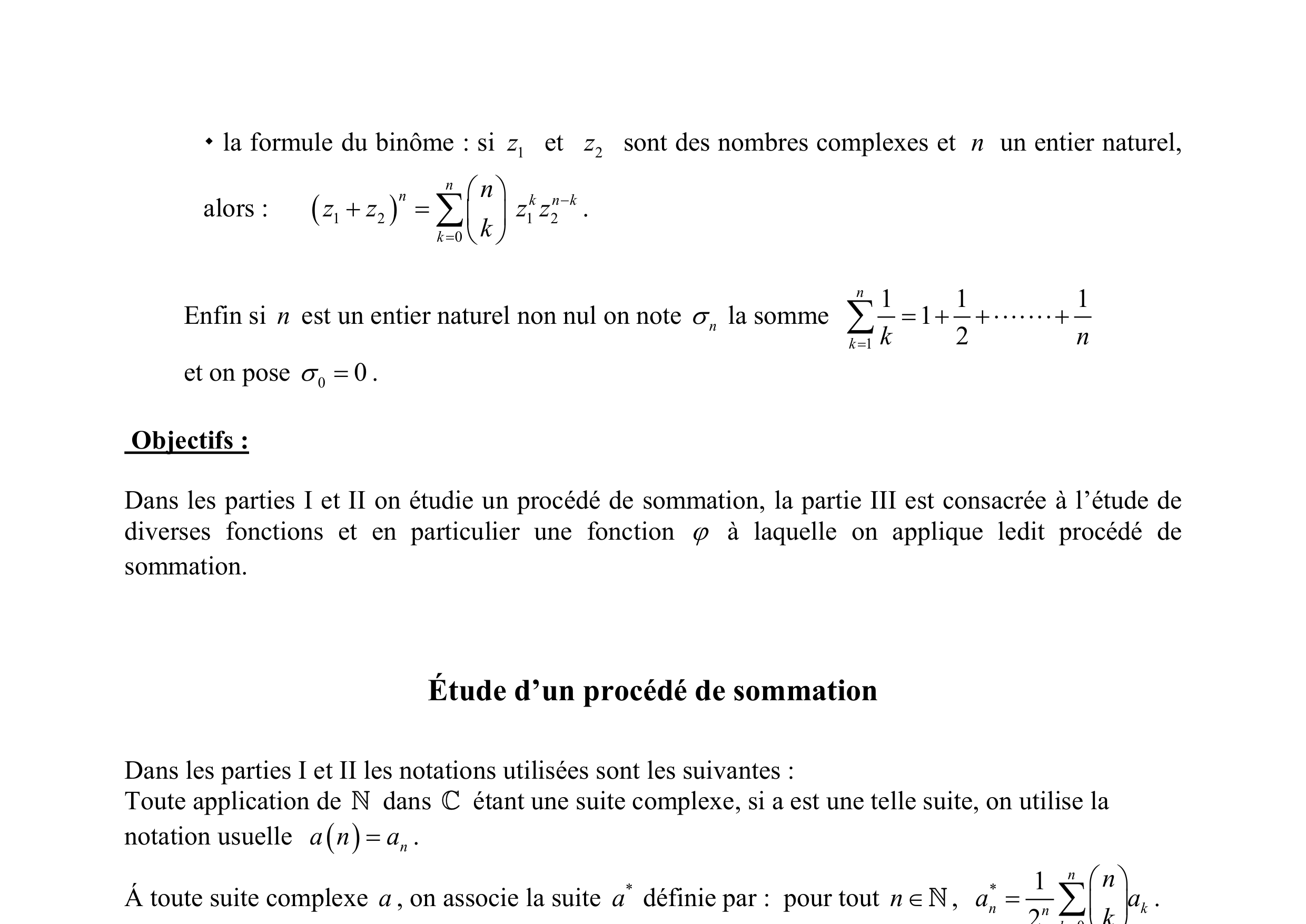 CCINP Maths 1 PSI 2006