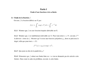 CCINP Maths 1 PSI 2013