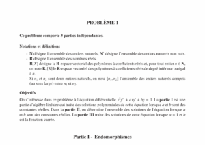 Énoncé et corrigé CCINP Maths 1 PSI 2018