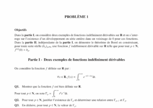 Énoncé et corrigé CCINP Maths 1 PSI 2019