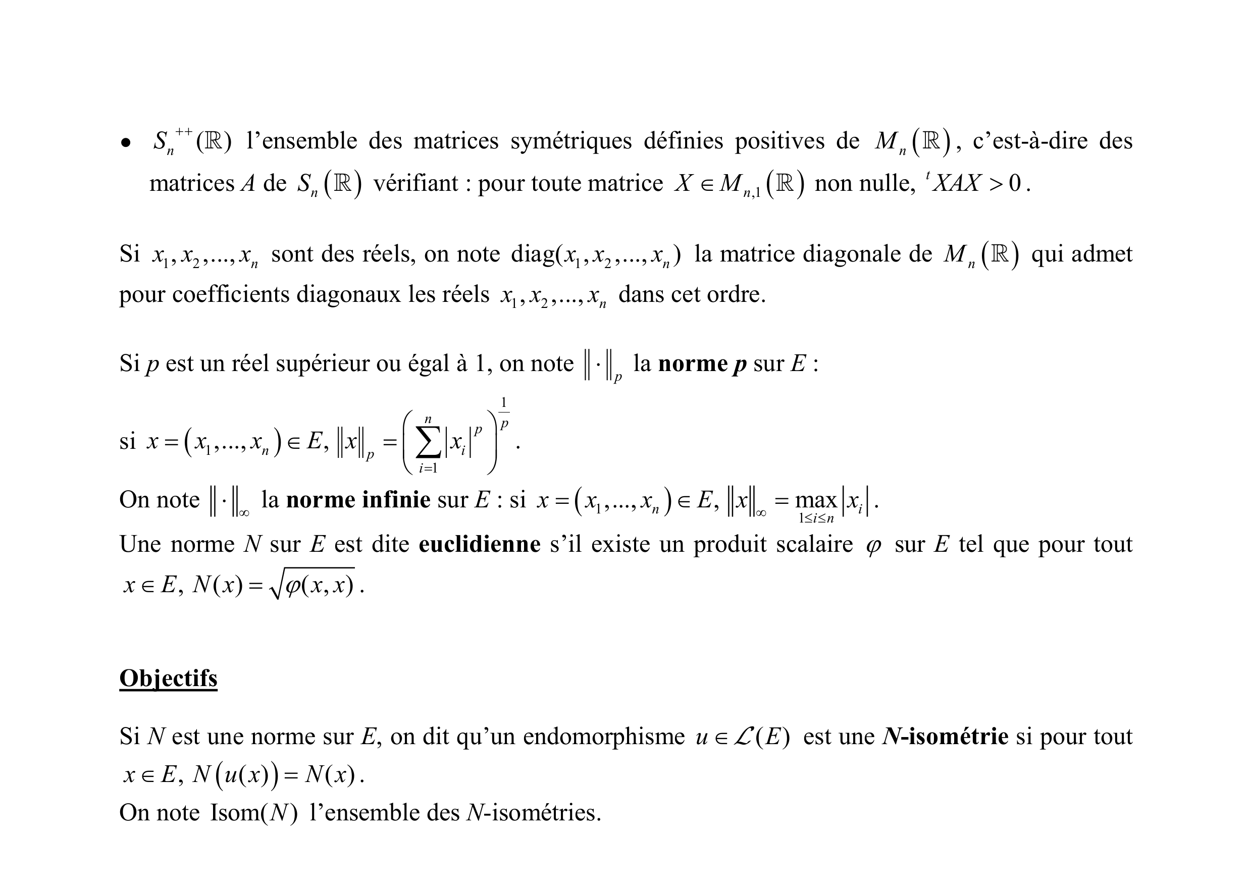 CCINP Maths 2 MP 2007