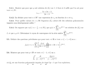 Énoncé et corrigé CCINP Maths 2 PC 2008