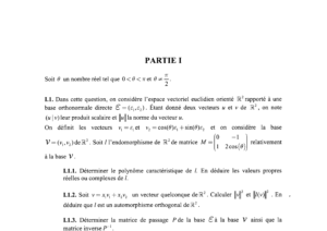 Énoncé et corrigé CCINP Maths 2 PSI 2010