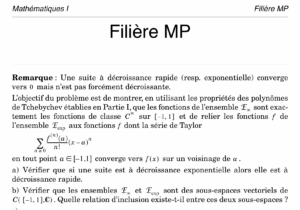 Énoncé et corrigé Centrale Maths 1 MP 2002