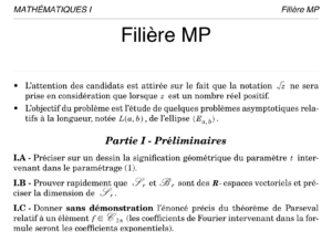 Énoncé et corrigé Centrale Maths 1 MP 2006