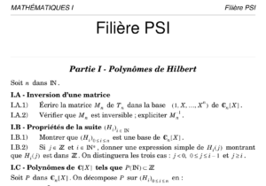 Énoncé et corrigé Centrale Maths 1 PC 2003
