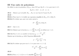 Énoncé et corrigé Centrale Maths 1 PC 2017