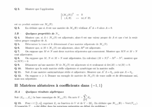 Énoncé et corrigé Centrale Maths 1 PSI 2022