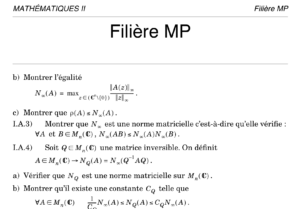 Énoncé et corrigé Centrale Maths 2 MP 2005