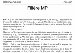 Énoncé et corrigé Centrale Maths 2 MP 2010