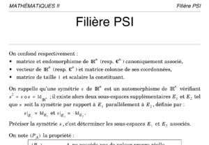 Énoncé et corrigé Centrale Maths 2 PC 2005