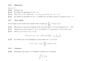 Centrale Maths 2 PC 2018