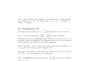Énoncé et corrigé Centrale Maths 2 PSI 2006