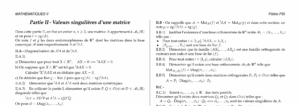 Énoncé et corrigé Centrale Maths 2 PSI 2009