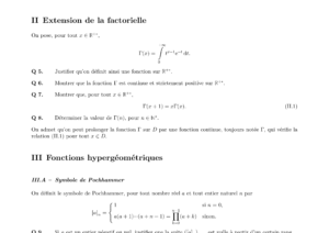 Énoncé et corrigé Centrale Maths 2 PSI 2021
