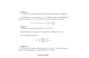 Énoncé et corrigé Mines Maths 1 MP 2003