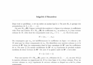 Énoncé et corrigé Mines Maths 1 MP 2008