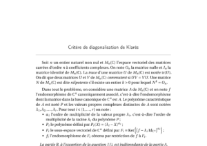 Énoncé et corrigé Mines Maths 1 MP 2011