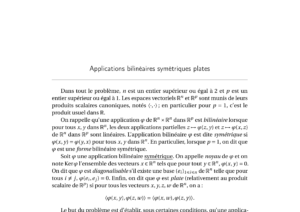 Énoncé et corrigé Mines Maths 1 MP 2013