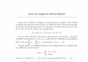 Énoncé et corrigé Mines Maths 1 MP 2016