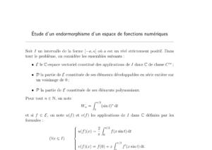 Énoncé et corrigé Mines Maths 1 MP 2017