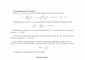 Énoncé et corrigé Mines Maths 1 PC 2002