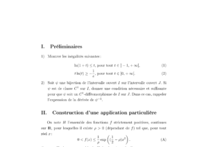 Énoncé et corrigé Mines Maths 1 PC 2005