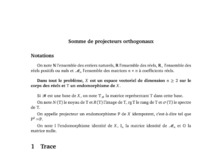 Énoncé et corrigé Mines Maths 1 PSI 2014