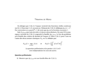 Énoncé et corrigé Mines Maths 2 MP 2009
