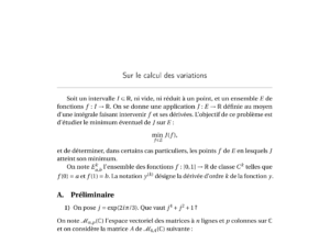 Énoncé et corrigé Mines Maths 2 MP 2011
