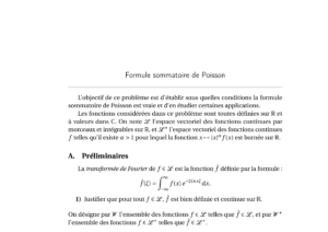 Énoncé et corrigé Mines Maths 2 MP 2012