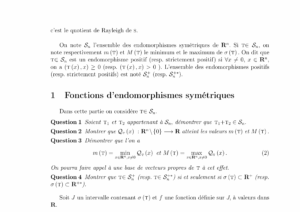 Énoncé et corrigé Mines Maths 2 PC 2012