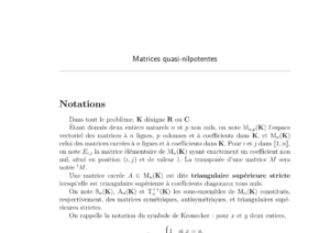 Énoncé et corrigé Mines Maths 2 PSI 2016
