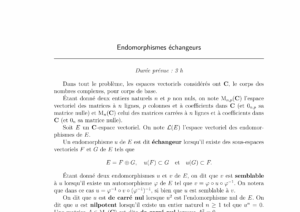 Énoncé et corrigé Mines Maths 2 PSI 2017