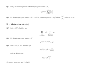 Énoncé et corrigé Centrale Maths 1 MP 2025