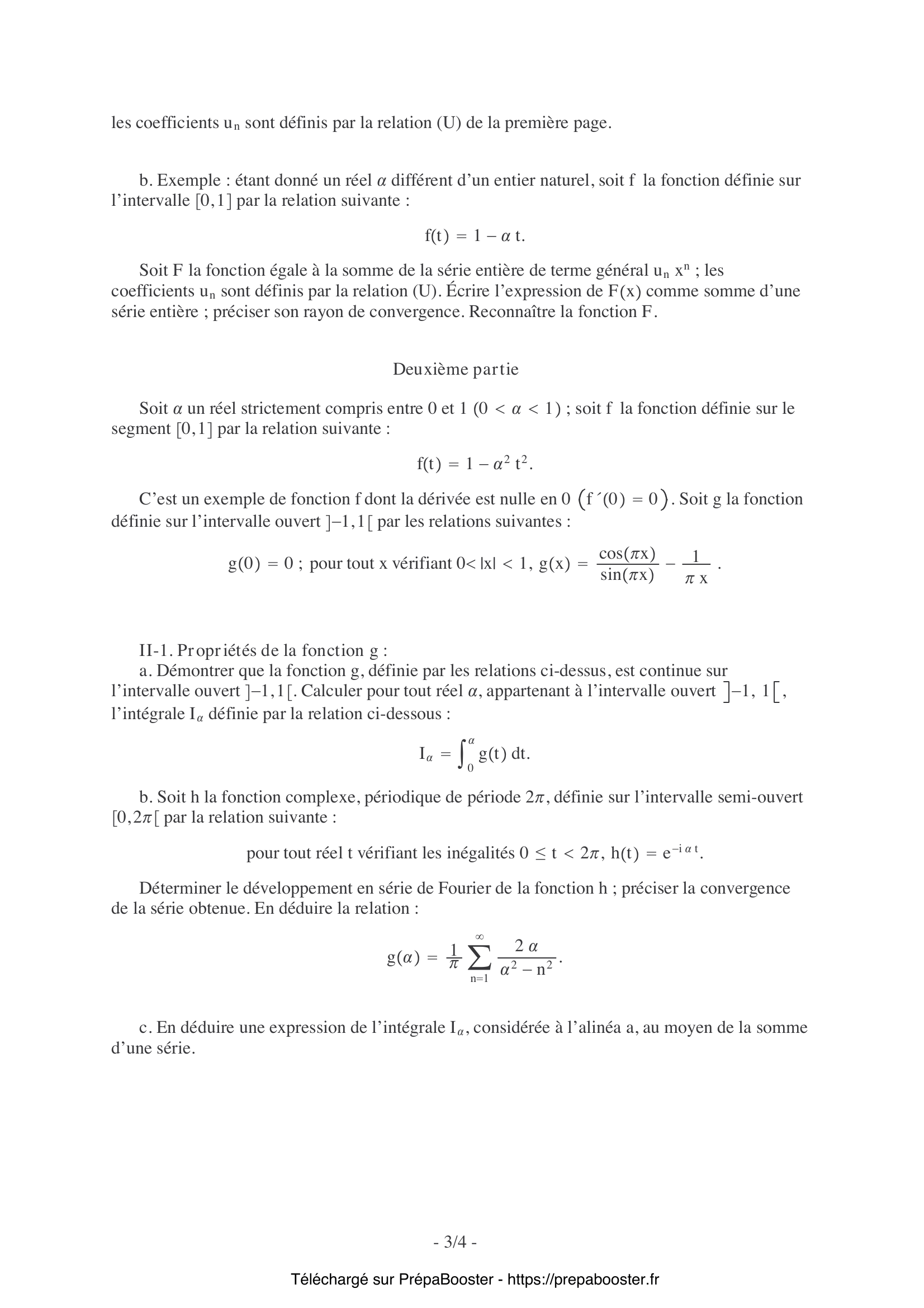 Énoncé Mines Ponts 2002 PSI Maths 1 – page 3 Énoncé Mines Ponts 2002 PSI Maths 1 – page 3